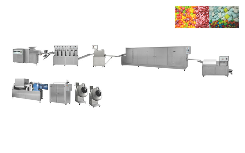 Xylitol chewing gum and toffee chewing candy production line CP-620