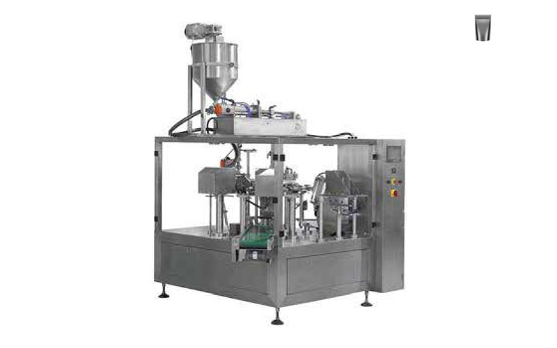rotary filling sealing packing machine for pre-made bags
