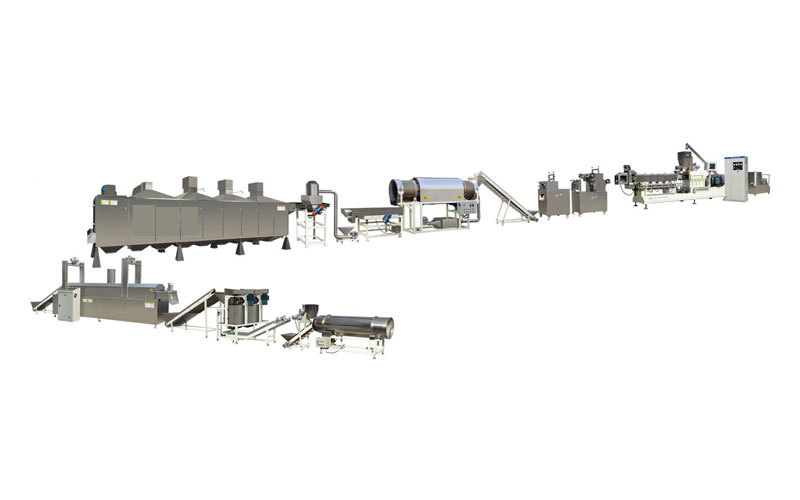Onion ring / Burgles 2D / 3D snack pellet puffed food production line