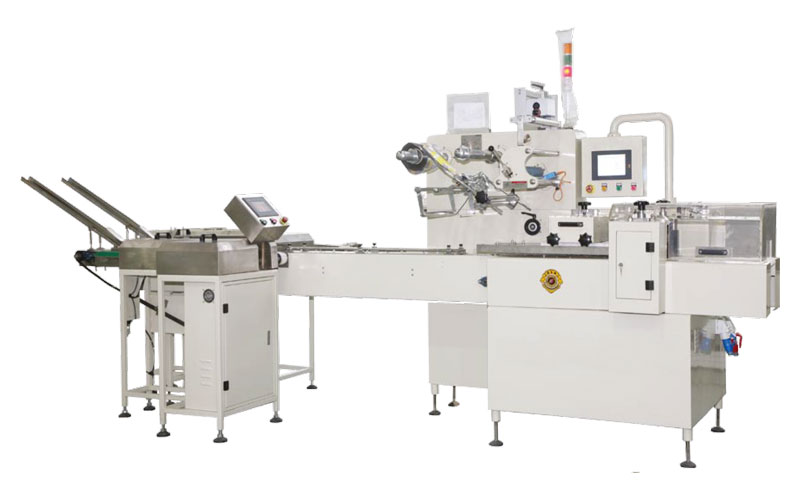 Single row no tray biscuit packaging machine