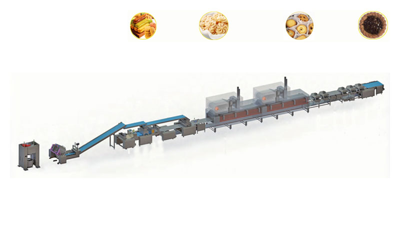 Multi-function Cookies Combination Production Line 